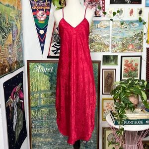 Vintage Maxi Floral Slip Dress